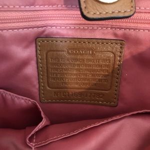 Coach Chelsea flagship leather satchel